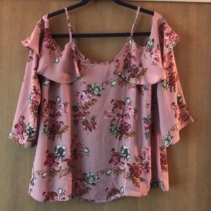 Beautiful cold shoulder blouse